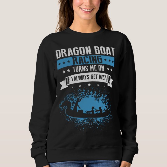 Sudadera Dragon Boat Coach Quote for Dragonboat and Dragon  (Anverso)