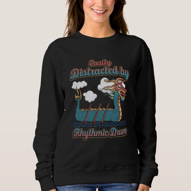 Sudadera Dragon Boat Racing For Dragon Boat Paddler Drummer (Anverso)