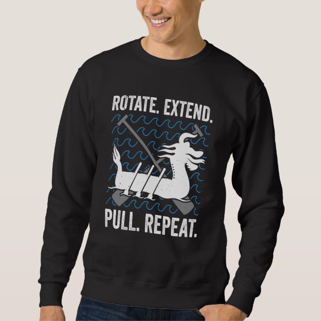 Sudadera Dragon Boat Racing For Dragon Boat Paddler Drummer (Anverso)
