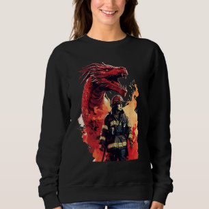 Sudadera Dragón bombero - Bombero y bombero