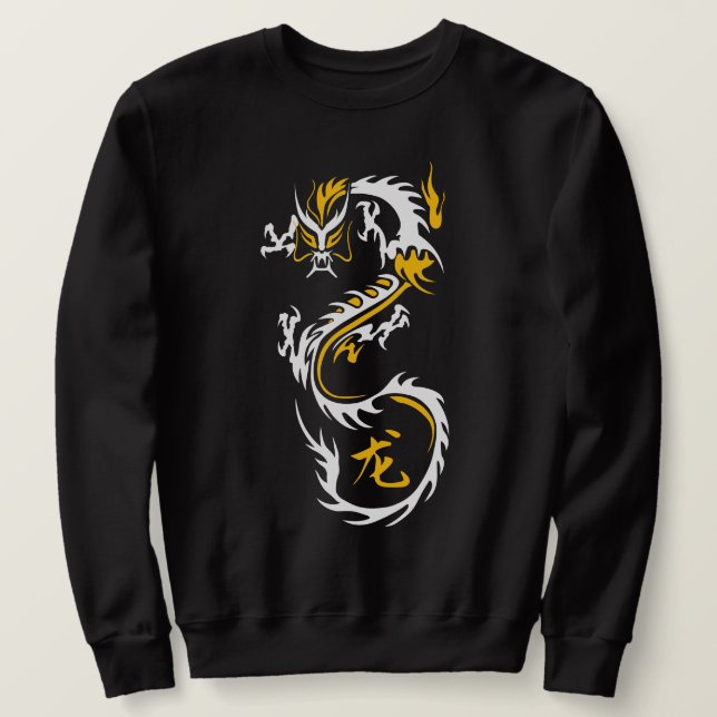 Sudadera Dragón chino moderno (Anverso del diseño)
