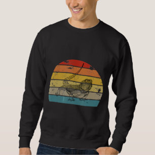 Sudadera Dragón con barandilla Guay Vintage Retro Sunset
