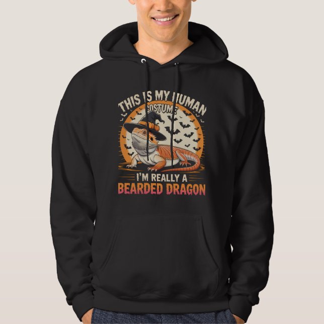 Sudadera Dragón con barba Gracia Disstume de Halloween (Anverso)