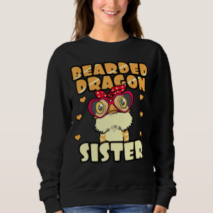 Sudadera Dragón con barba Hermana Pogona Mascota Reptile Pr