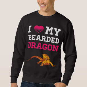Sudadera Dragón con barba me encantan mis hombres dragones