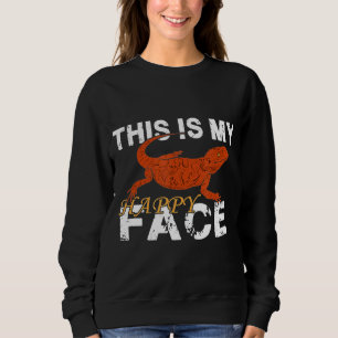 Sudadera Dragón con barba Mi Reptil Face Feliz Reptile