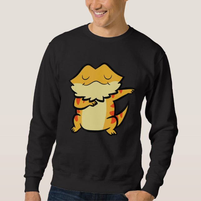 Sudadera Dragón con barba Reptile Lizard Arrastrada (Anverso)