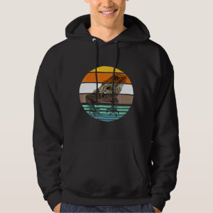 Sudadera Dragón con barba Retro Vintage Reptile Lizard Suns
