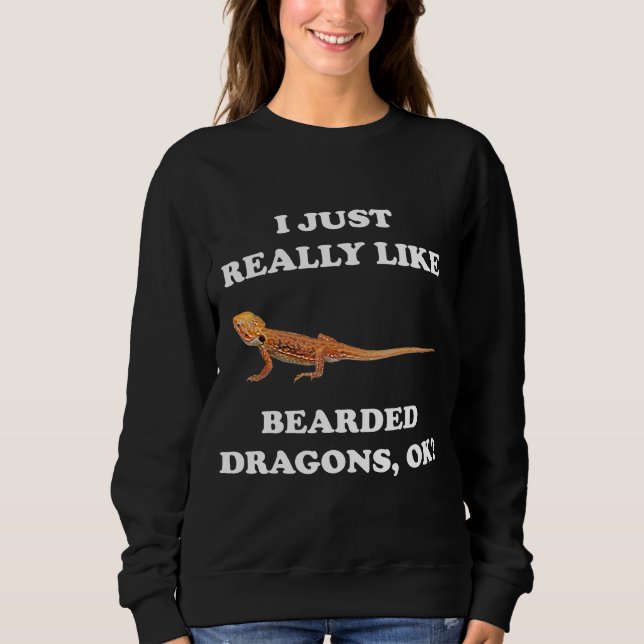 Sudadera Dragón De Cabeza Me Gusta Realmente (Anverso)