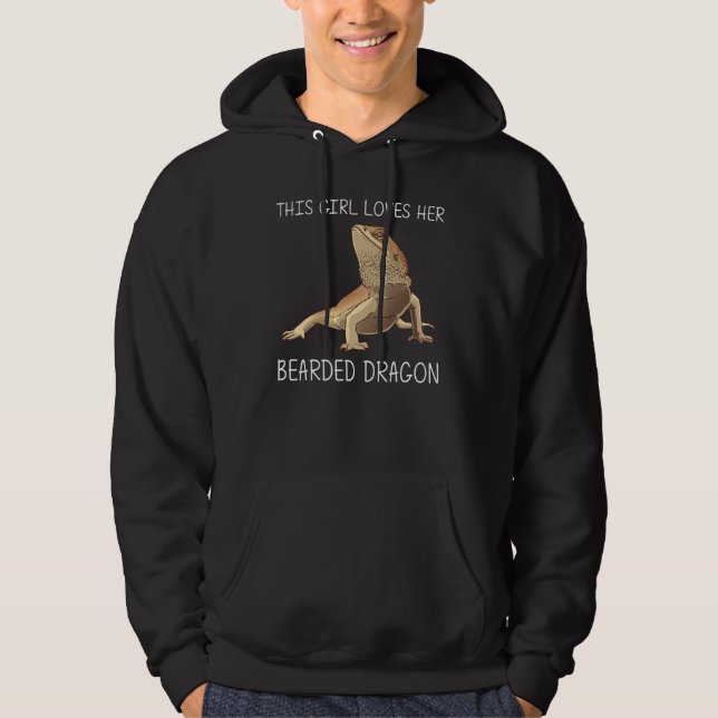 Sudadera Dragón De Cabeza Para Niños Chicas Lizard Herpetol (Anverso)