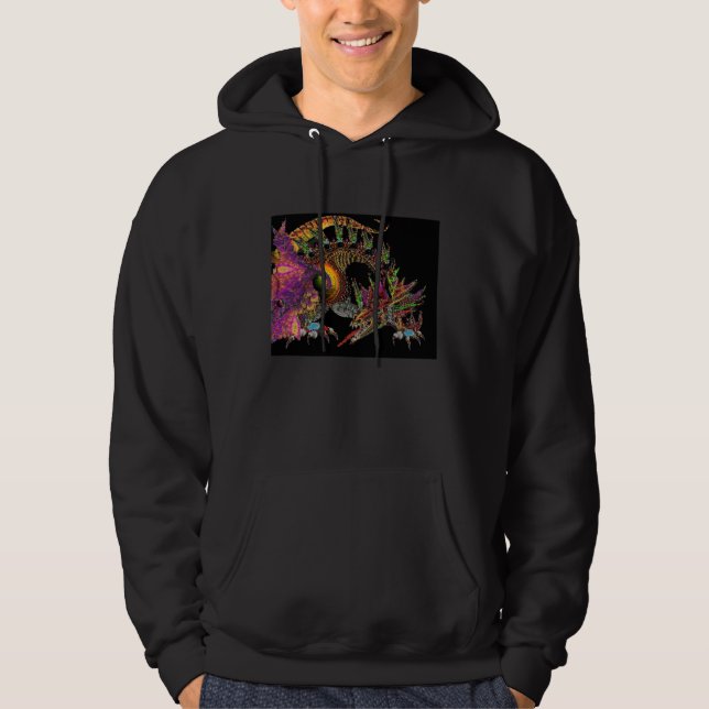 SUDADERA DRAGÓN DE DRAGO / FANTASÍA EN GOLPE Y NEGRO (Anverso)