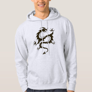 Sudadera Dragón de Fuego Místico   Ilustracion de arte fant