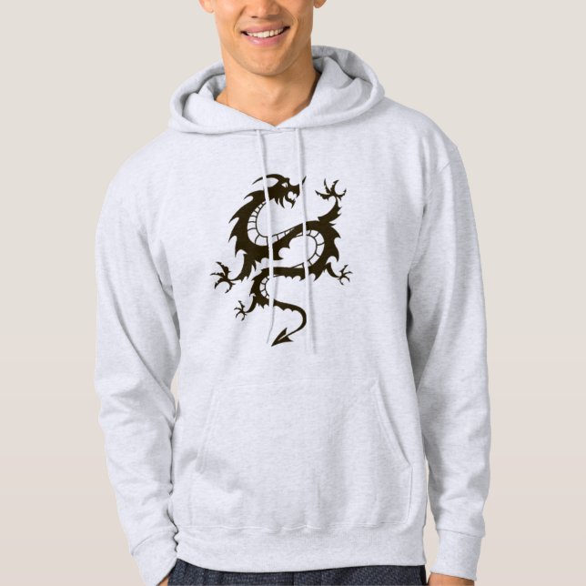 Sudadera Dragón de Fuego Místico | Ilustracion de arte fant (Anverso)