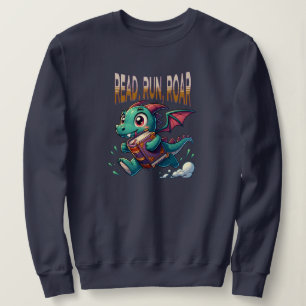 Sudadera Dragón de libros en funcionamiento