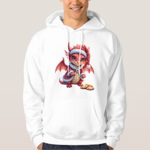 Sudadera Dragón de Navidad, demasiado lindo para arrestar,