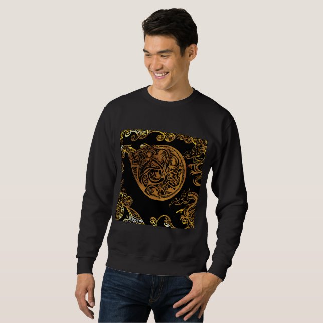Sudadera Dragón de Oro (Anverso completo)