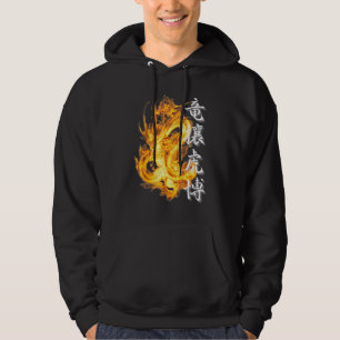 Sudadera dragón de Tokio japonés Tigre asiático Yojijukugo 