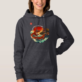 Sudadera Dragón del Sol Crimson