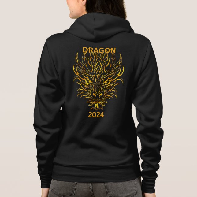 Sudadera Dragón dorado 2024 (Reverso)