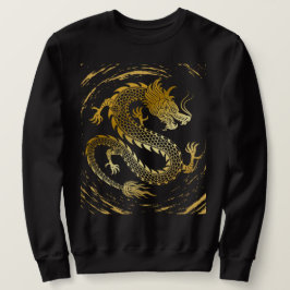 Sudadera Dragón dorado Natación de oro