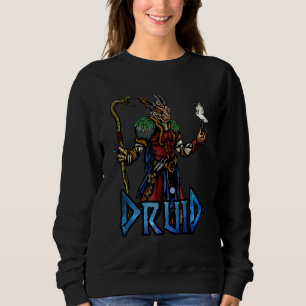 Sudadera Dragon Druid D20 Roleplay Rpg Fantasy Tabletop