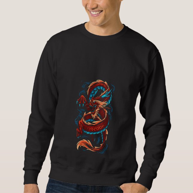 Sudadera Dragón femenino (Anverso)