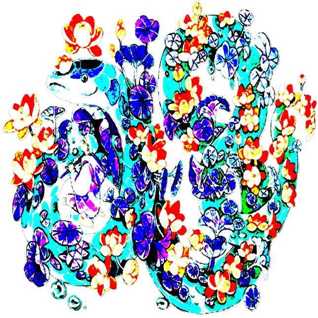 Sudadera dragón floral (Subido por el creador)