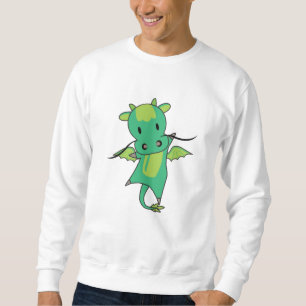 Sudadera Dragon Green Fairy Tale Cute Animales Para Niños