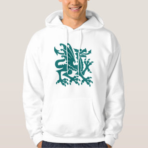 Sudadera Dragón heráldico 01 - Verde musgo