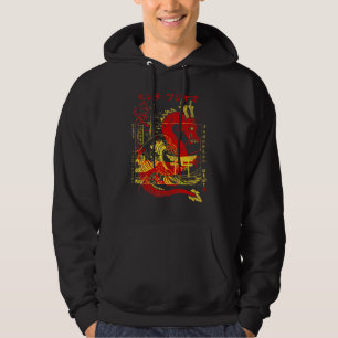 Sudadera Dragón Kanji Dragon Con Torii Japonés