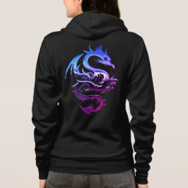 Sudadera Dragón Metálico Púrpura