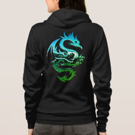 Sudadera Dragón metálico verde