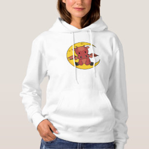 Sudadera Dragon Moon Buenas Noches Dragon Fantasía