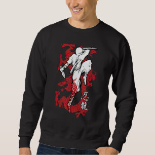 Sudadera Dragón Ninja Cultura Guerrero japonés Shinobi