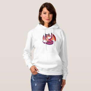 Sudadera Dragón personalizado morado/rojo