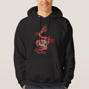 Sudadera dragón poderoso ropa estética de lagarto chino