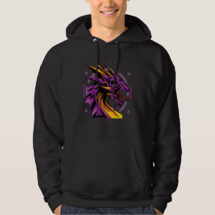 Sudadera Dragón Pop Estética Geometría Sagrada Mandala Mito