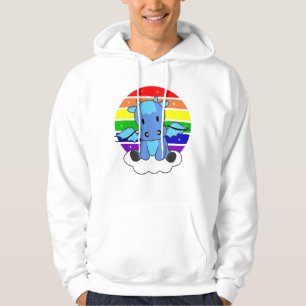 Sudadera Dragón Purpurina arcoiris Kawaii Fantasy Colorante