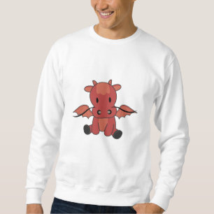 Sudadera Dragon Red Fairy Tale Fantasy Cute Animales
