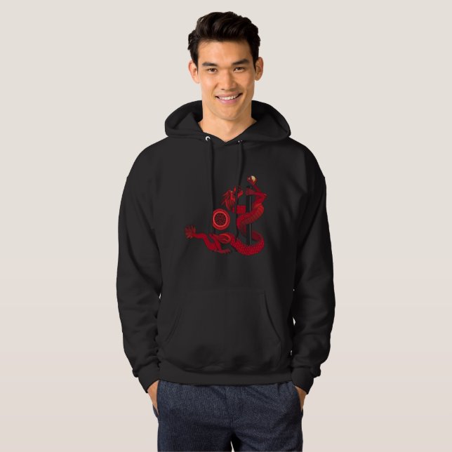 Sudadera Dragón Rojo (Anverso completo)