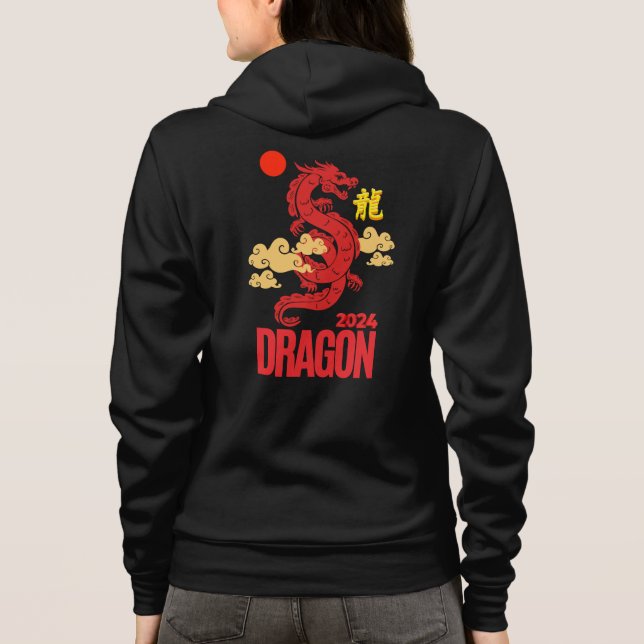 Sudadera Dragón rojo 2024 (Reverso)