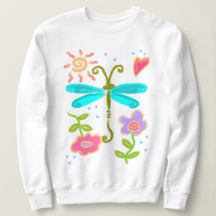 Sudadera Dragón Sunny Arte Abstracto para Llevar