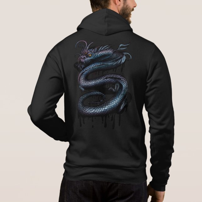 Sudadera Dragon Swirl (Reverso)