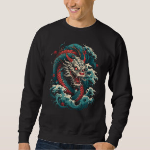 Sudadera Dragon Tattoo japonés Irezumi Arte Japonés Gr