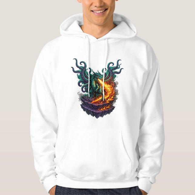 Sudadera Dragón Vacío Eldritch – Híbrido Kraken que respira (Anverso)