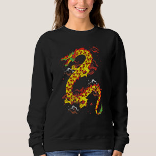 Sudadera Dragón volador Creatura mística Fantasía Chi Anima