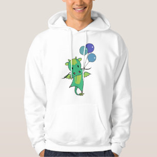 Sudadera Dragon vuela con globos Cuidados Dragón de fantasí