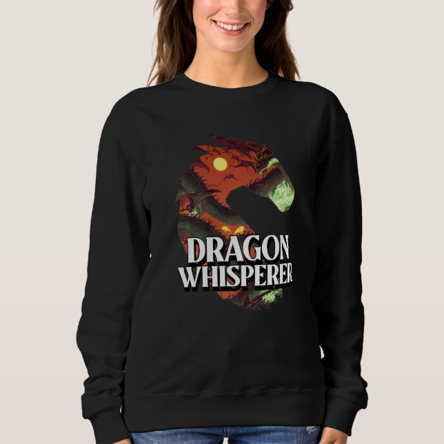 Sudadera Dragon Whisperer For The DM Dragon (Anverso)
