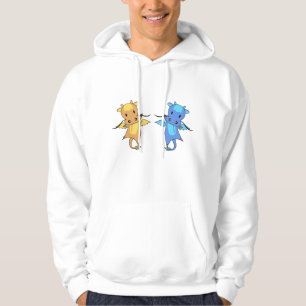 Sudadera Dragon Yellow Blue Dragon Fairy Tale Fantasma