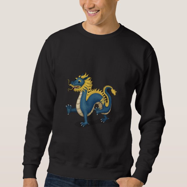 Sudadera Dragón zoológico chino (Anverso)